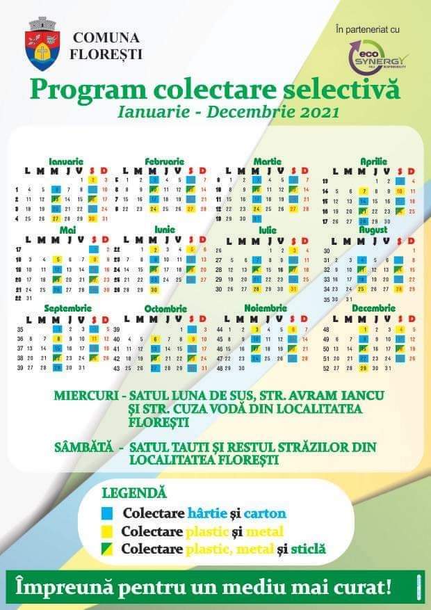 Primăria Comunei Florești va verifica respectarea regulilor privind modul în care cetățenii depozitează gunoiul menajer și deșeurile reciclabile