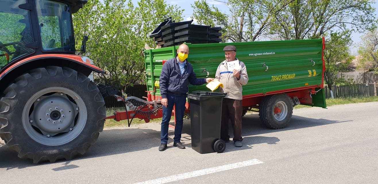 A treia zi de vineri din lună este zi de colectare a deșeurilor reciclabile la Bârla, județul Argeș