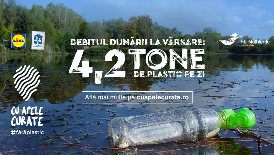 MaiMultVerde continuă acțiunile de colectare a plasticului din albiile râurilor prin programul “Cu Apele Curate”