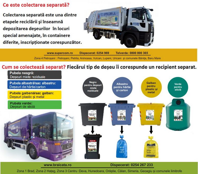 Trăieşte curat, colectează separat!