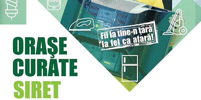 Campanie de colectare deșeuri electrice și de baterii în Siret