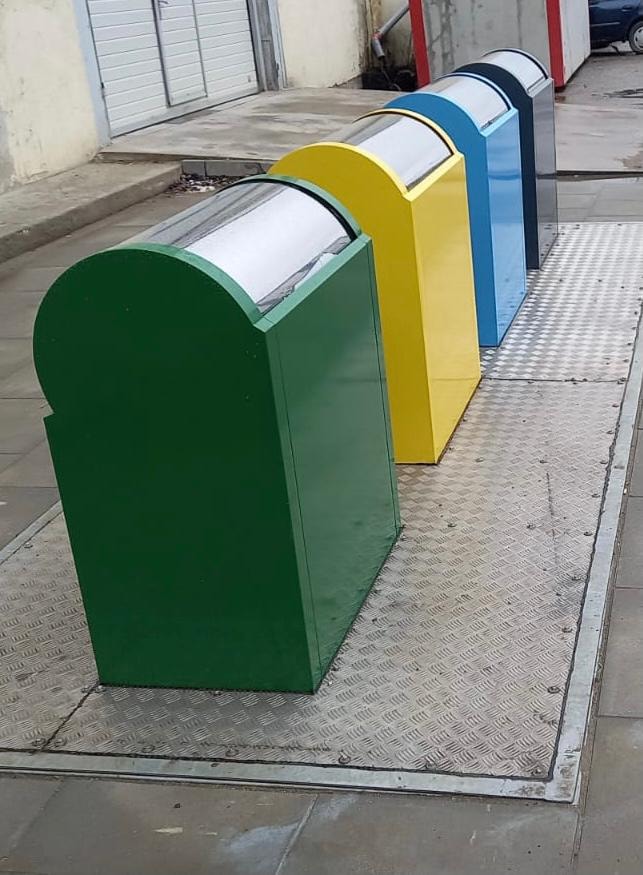 Platforme de deșeuri îngropate și cu camere video în Baia Mare de la 1 iunie