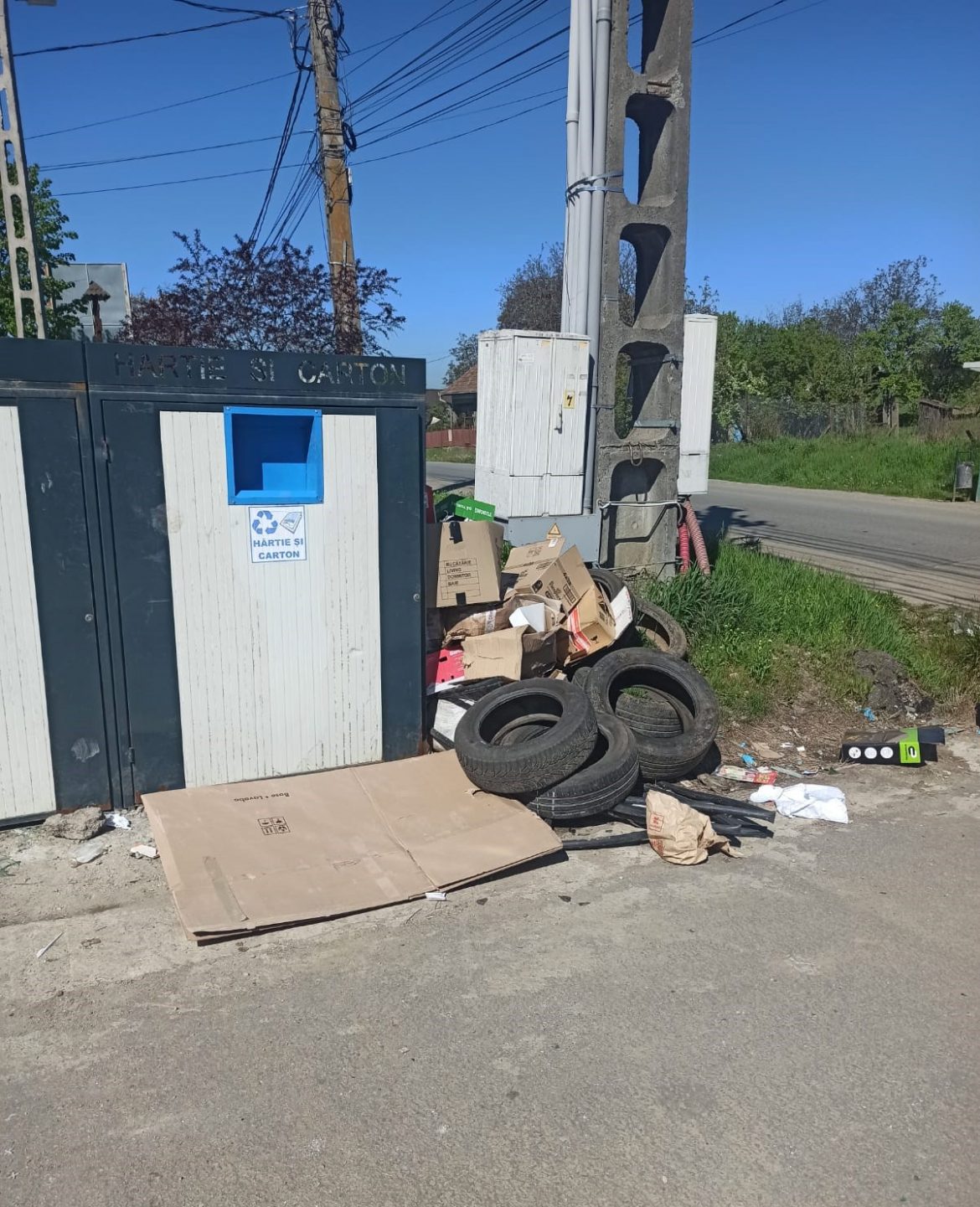 Locuitorii din comuna Apahida au fost anunțați de către primărie că vor fi monitorizate centrele de colectare selectivă
