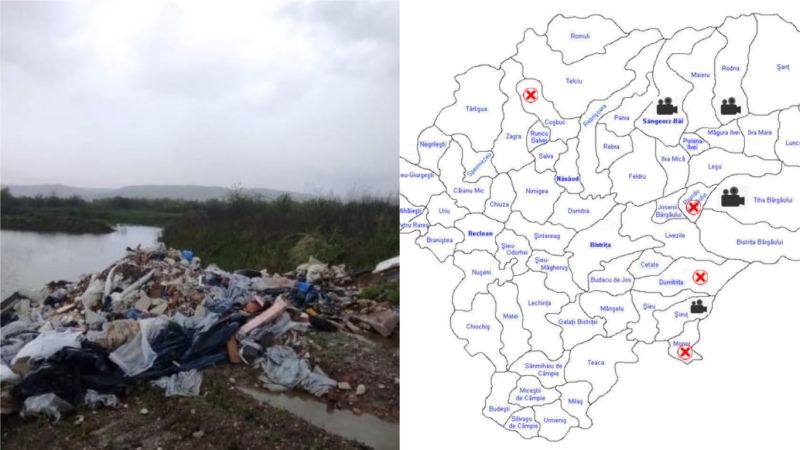 Luptă fără precedent pentru a scăpa județul Bistrița-Năsăud de gunoaie