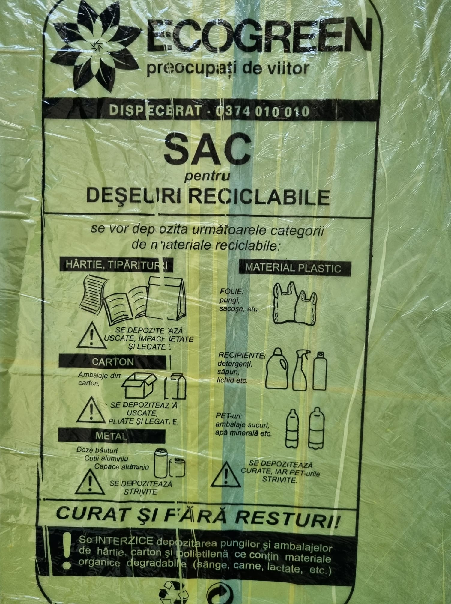 Campania de reciclare continuă în comuna Frăteşti, Giurgiu