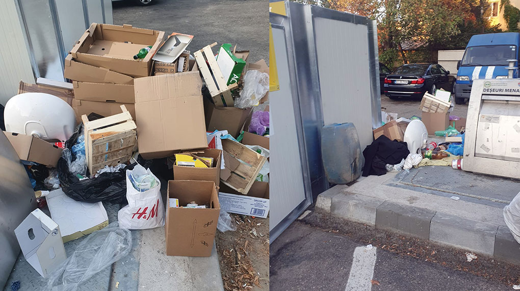 La 24 de ore de la amplasarea insulelor destinate deșeurilor reciclabile, Primăria Pitești a anuțat primele rezultate