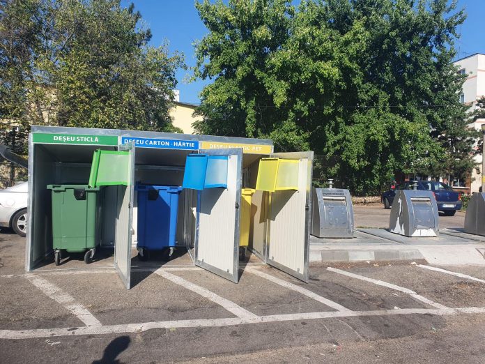 Craiova. 36 de pubele pentru colectarea deșeurilor reciclabile vor fi montate în Prundu, Războieni și Craiovei