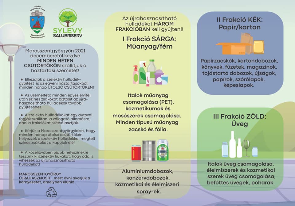 Start la colectare selectivă în Sângeorgiu de Mureș. Târgu Mureș mai așteaptă puțin