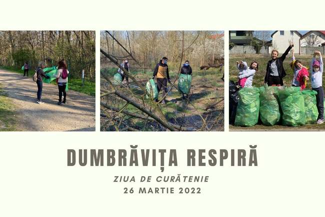 “Dumbrăvița respiră” acțiune de ecologizare programată pentru sfârșitul lunii martie