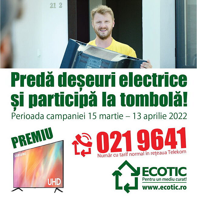 Tombolă Ecotic pentru colectarea DEEE