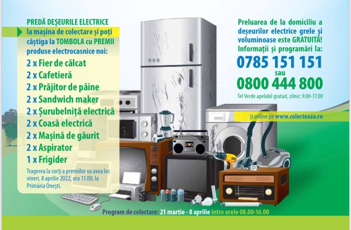 Zilele reciclării deșeurilor electrice în Onești
