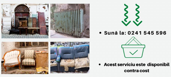 Polaris M Holding Constanța colectează deșeurile voluminoase