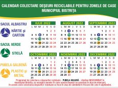 ADI Deseuri calendar octombrie bistrita