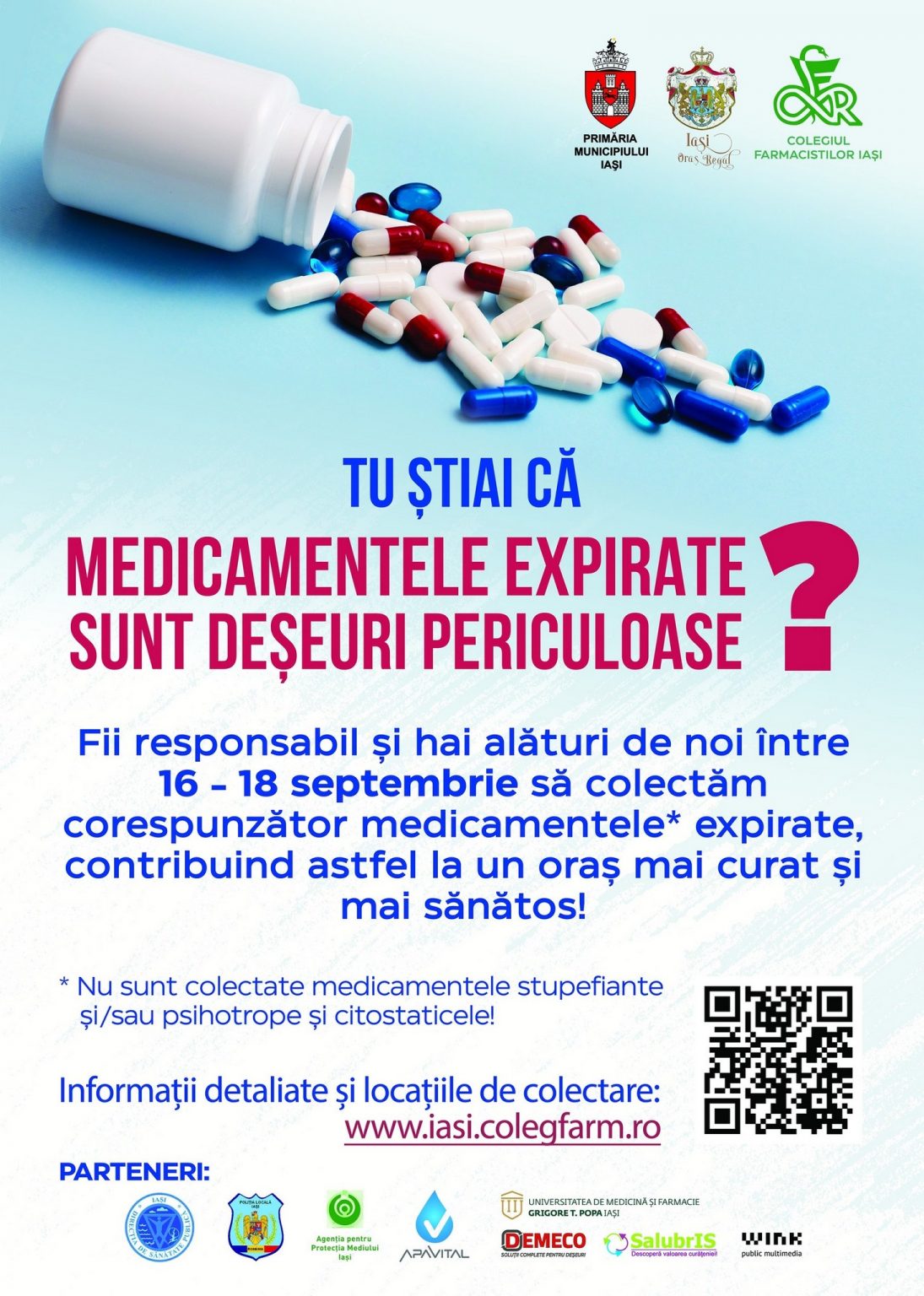 colectare medicamente expirate iasi