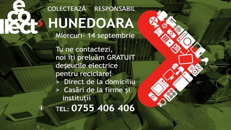 Colectare DEEE la Hunedoara – 14 septembrie